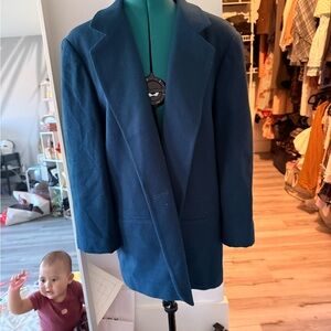 Sag Harbor Blue Coat 100% wool